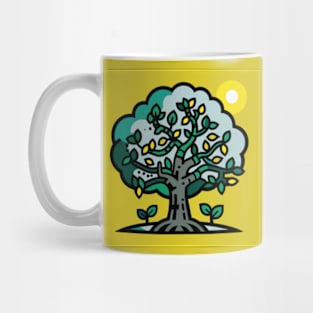 Graphic Tree Shirt Mug